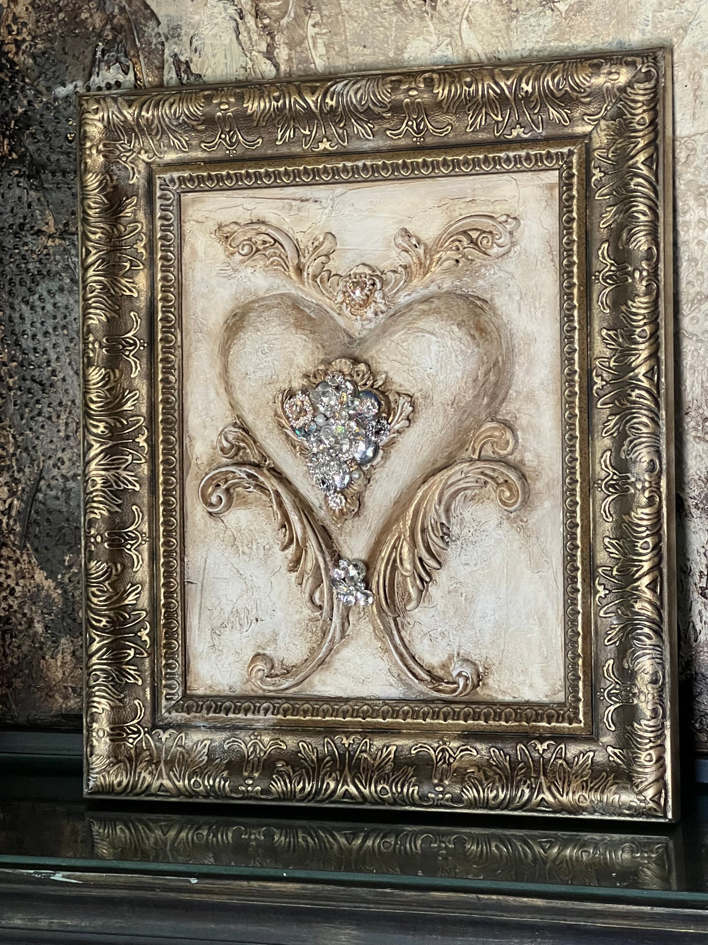 The Versailles Relic Heart Framed Wall Art