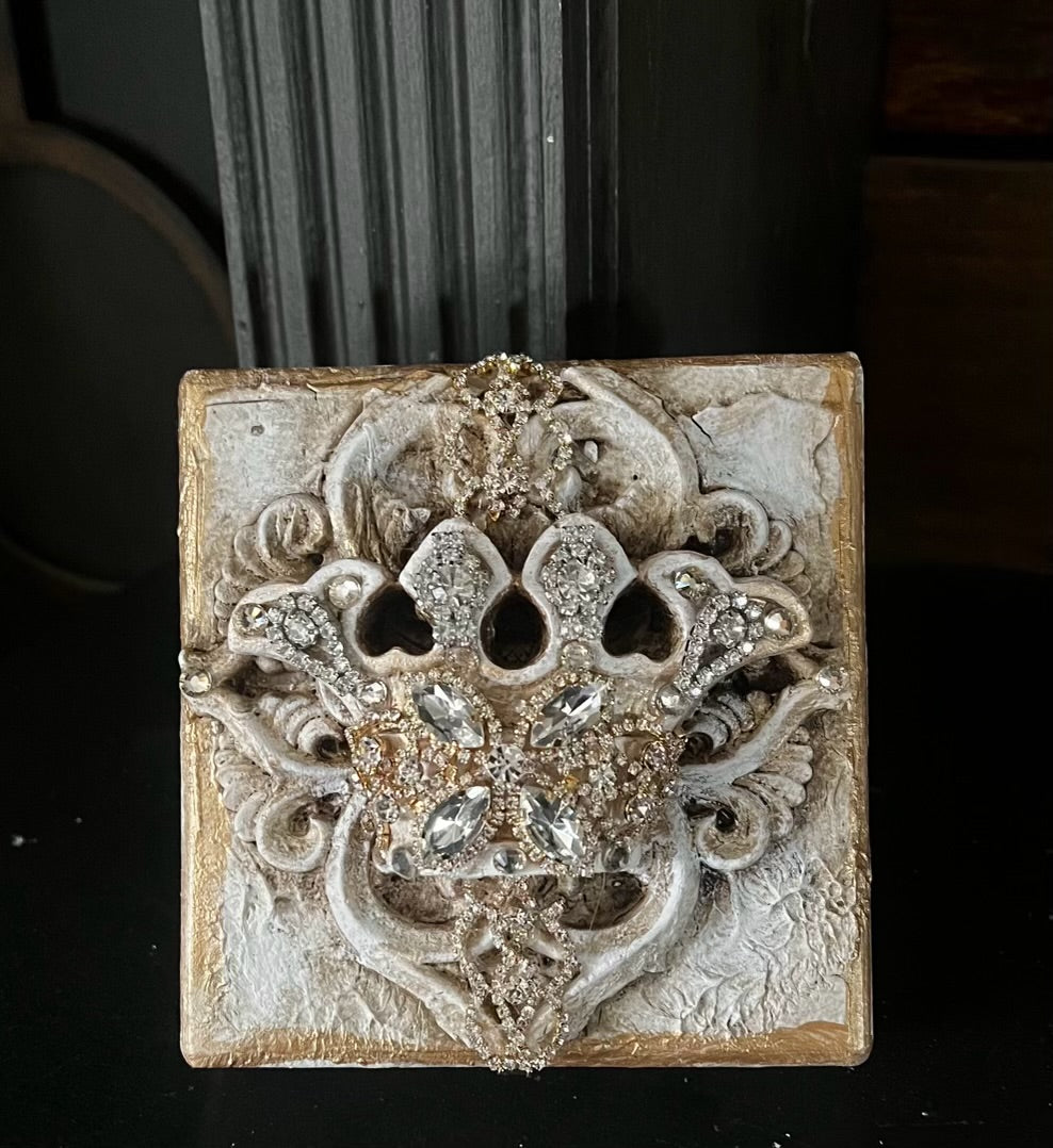The Celestial Treasures Collection | Jeweled Heirloom Plaques with stand