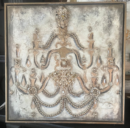 Gilded Chandelier Reverie