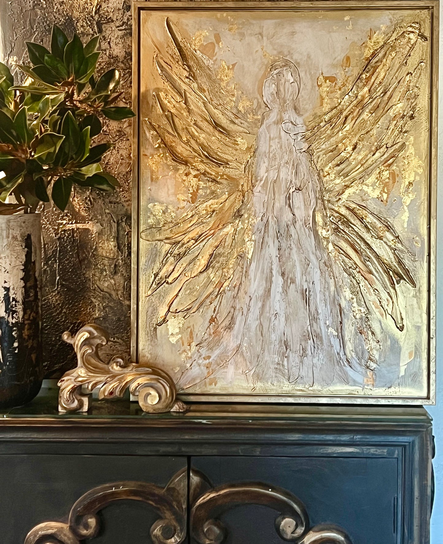 A Celestial Radiance Angel Relief
