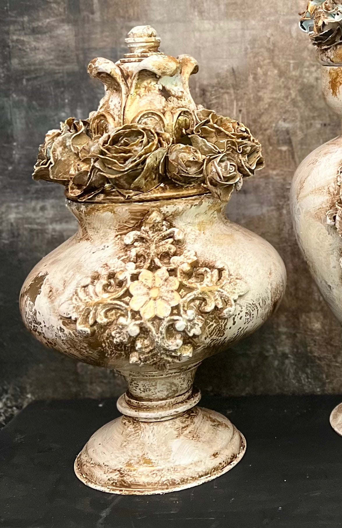 A Rose of Reverie Ornate Lidded Vessels