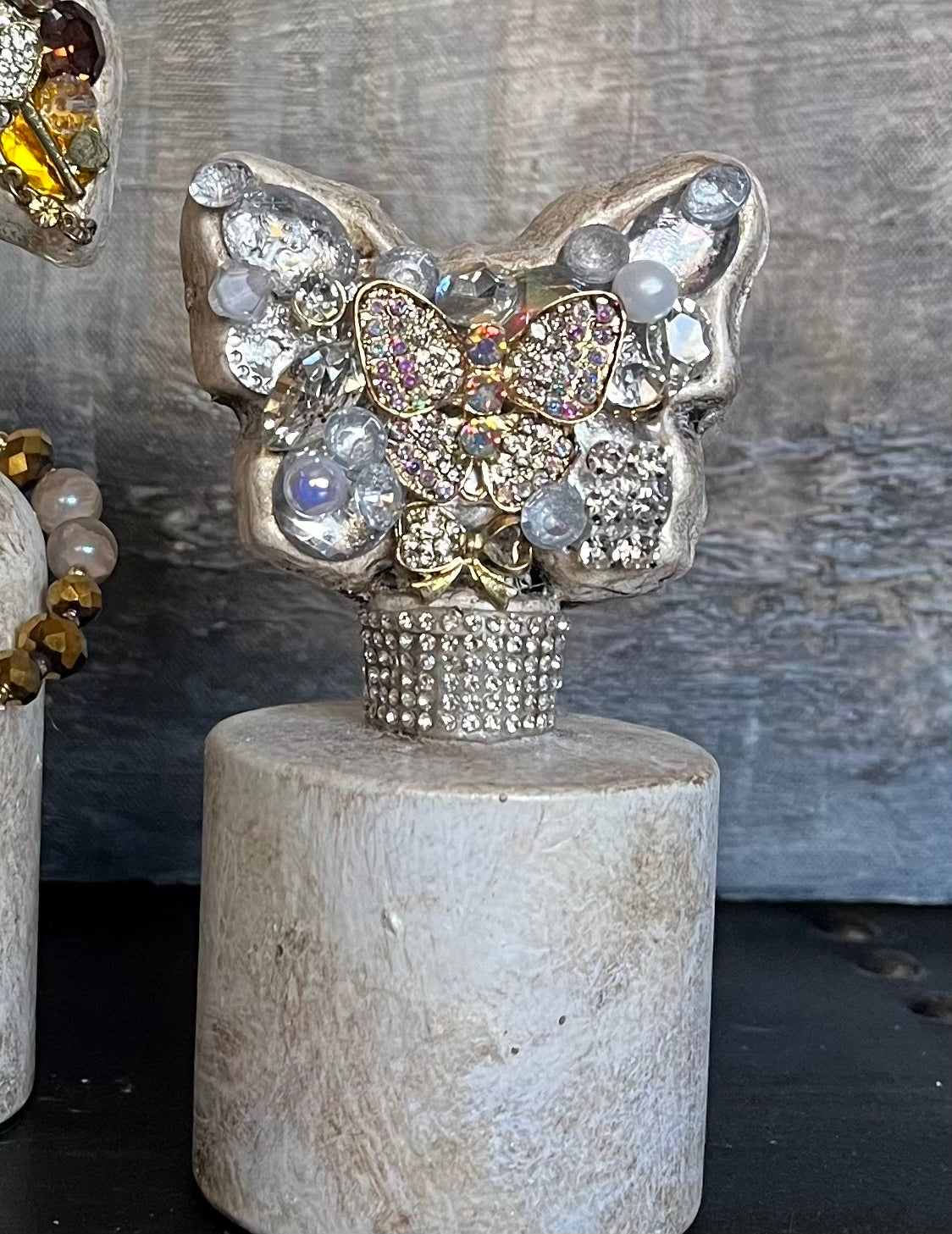 Jeweled Butterfly Bottles