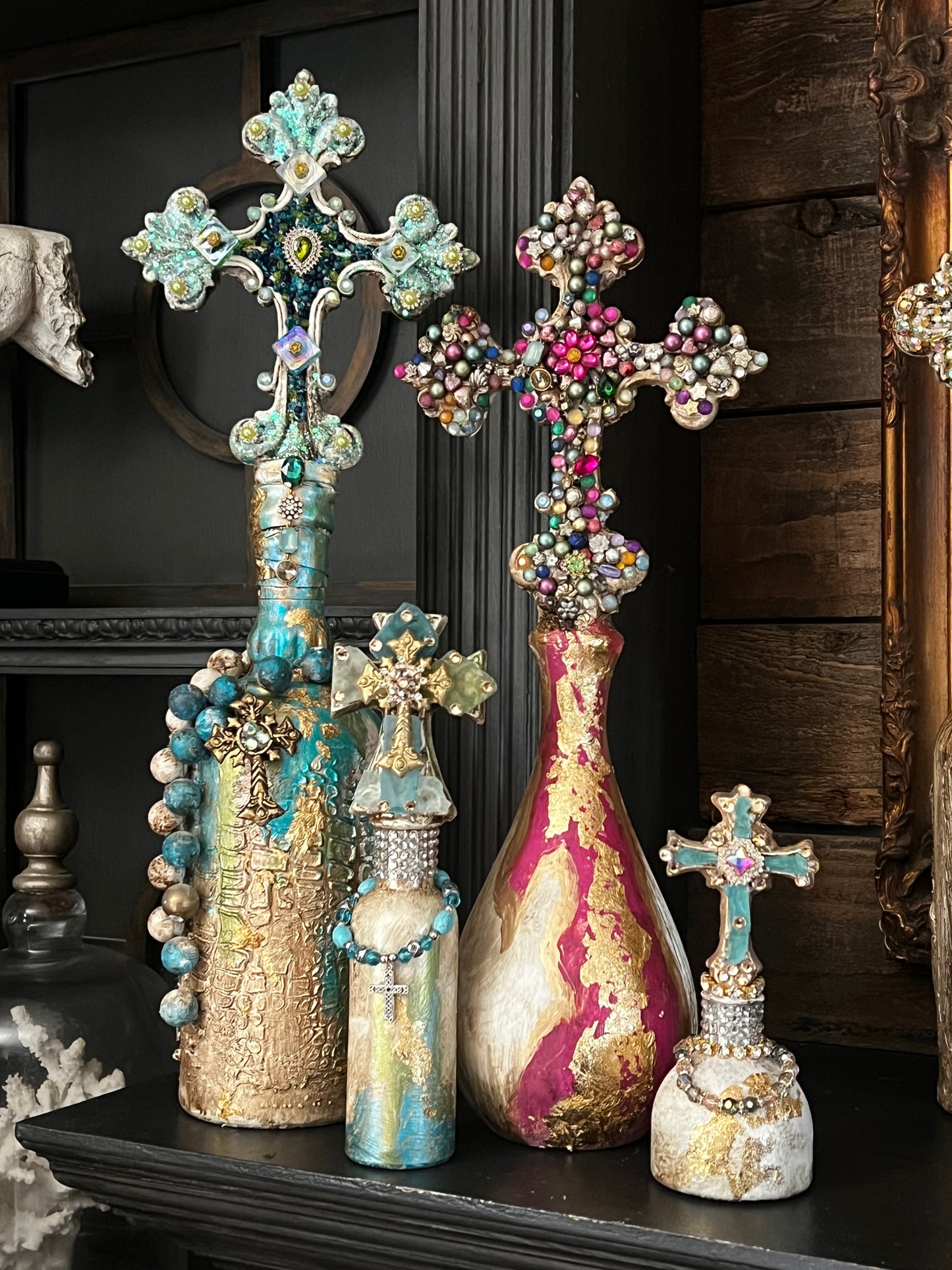 Jeweled Sanctuary Crosses