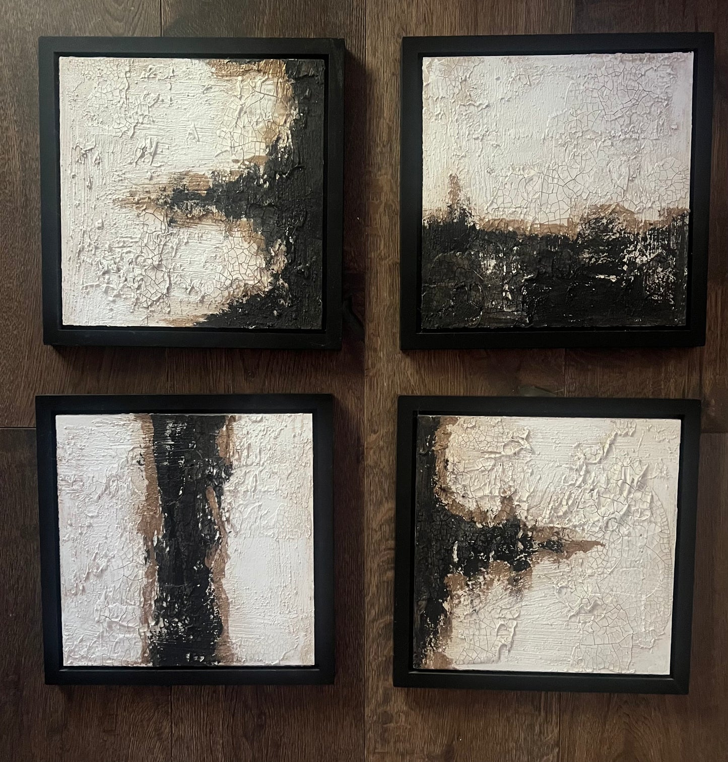 Textured Abstract Quartet