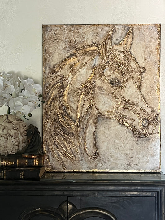 Regal Heirloom Horse Portrait Wall Art