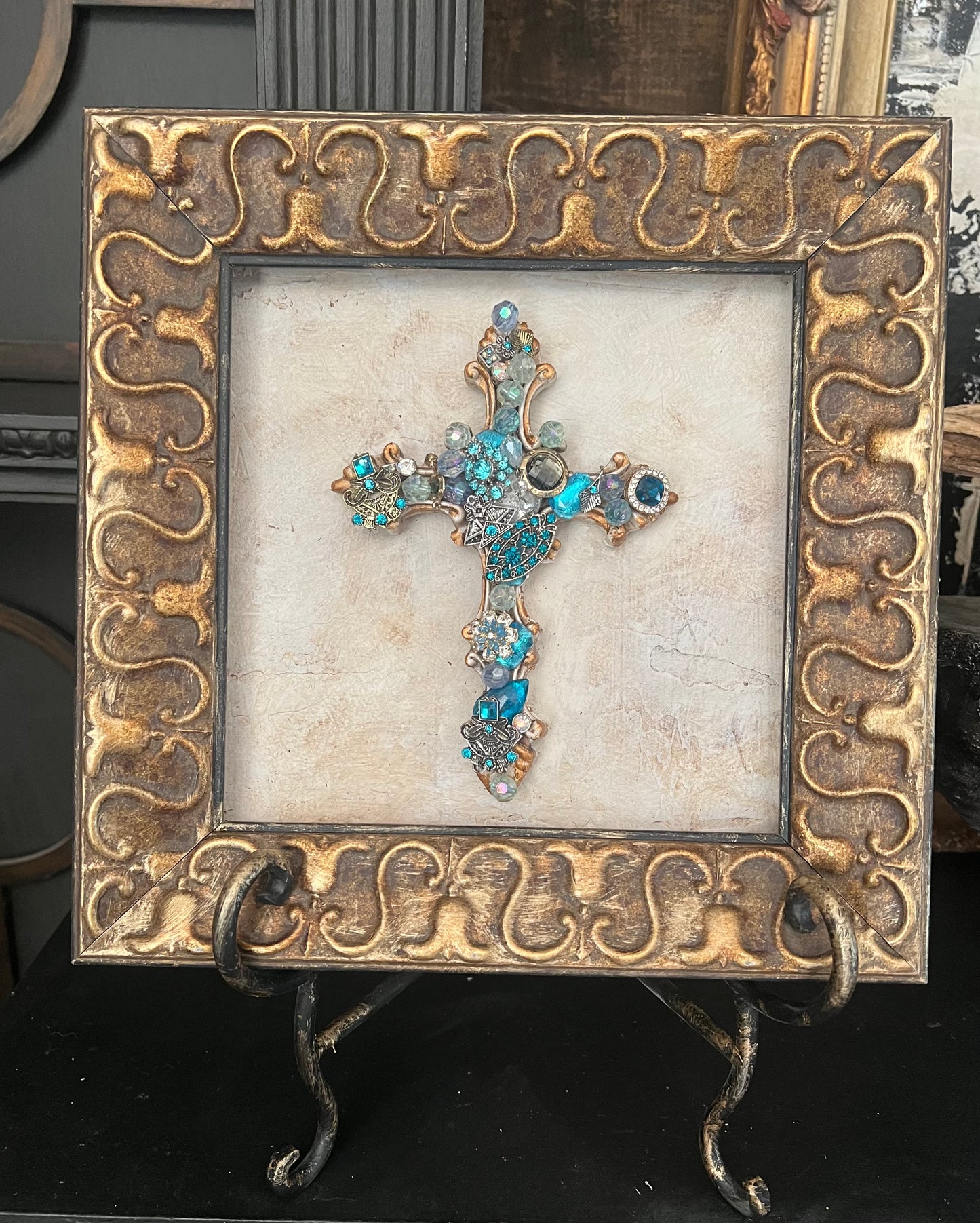 Heaven in Turquoise Framed Art
