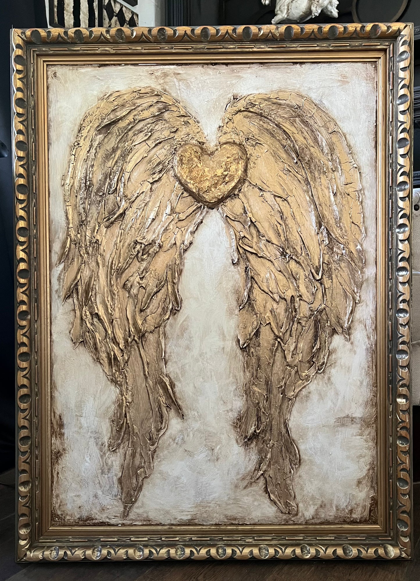 Angel Wings with Heart Artwork