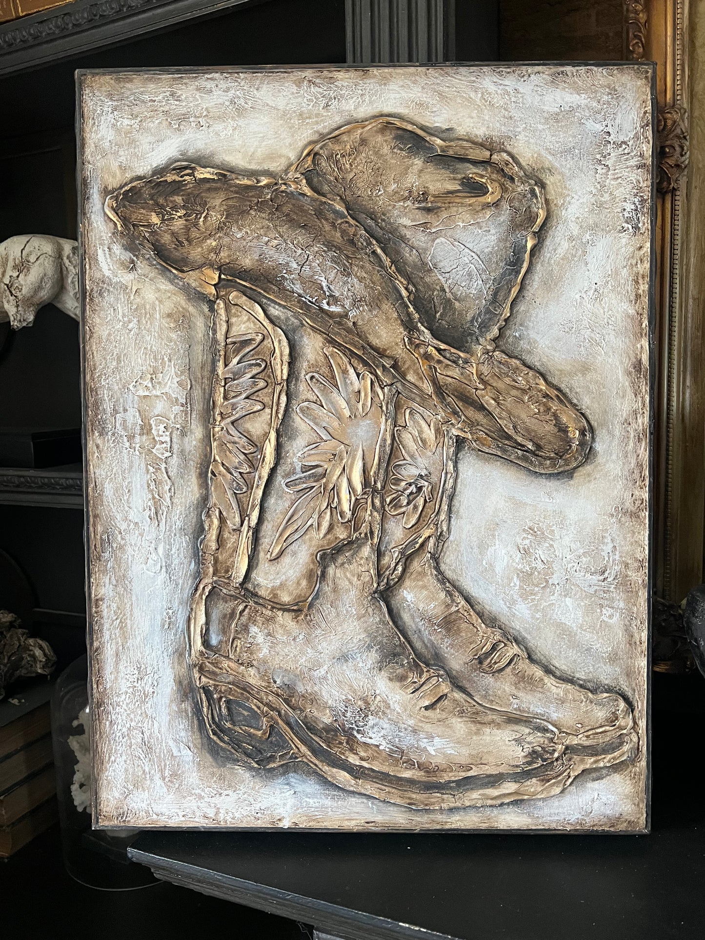 Western Roots Cowboy Boot Art