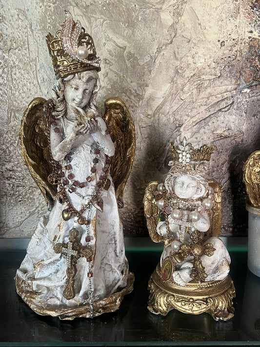 Crowned Devotion Angel Heirloom Figures