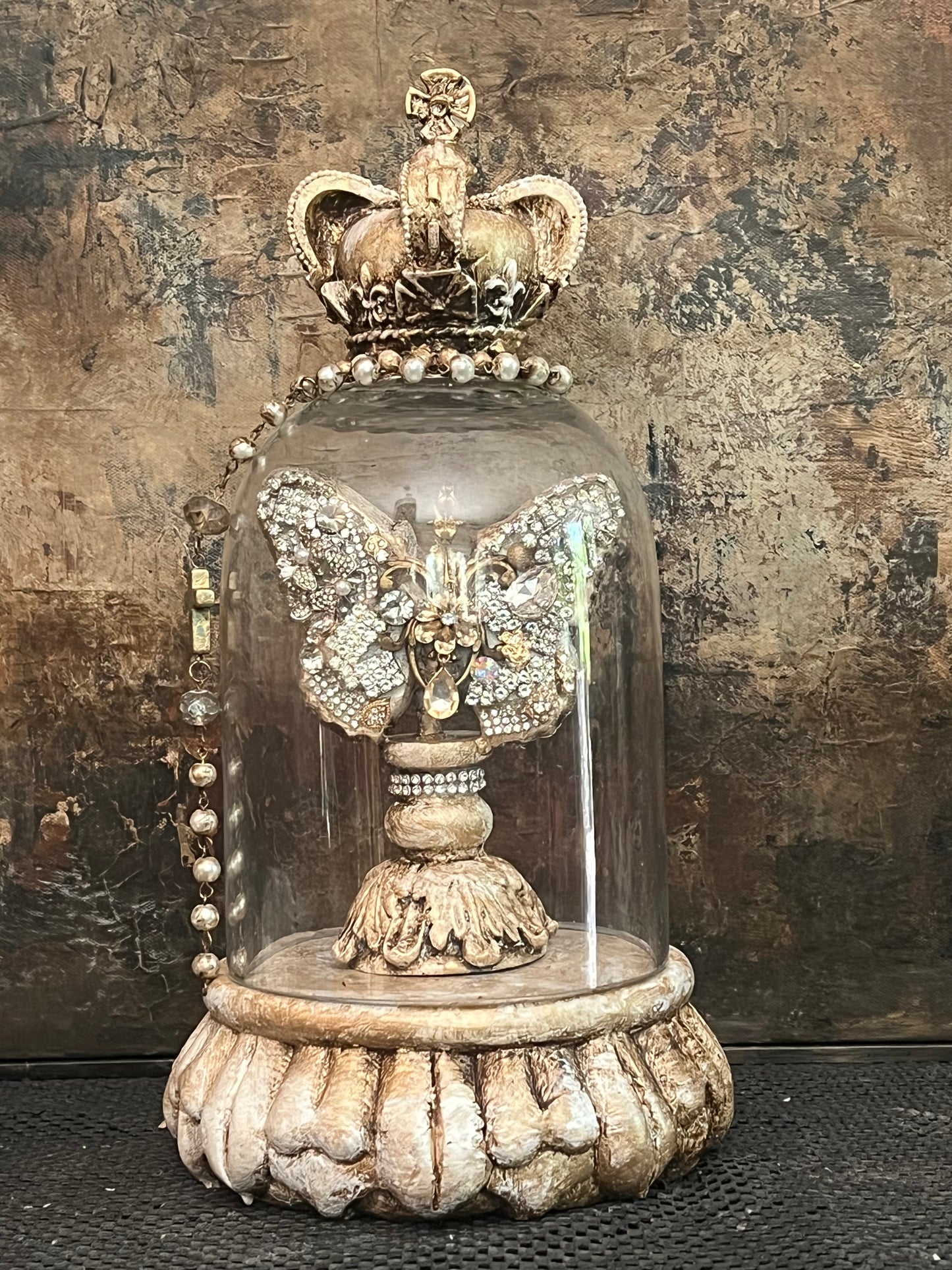 Crowned Reverie Butterfly Cloche