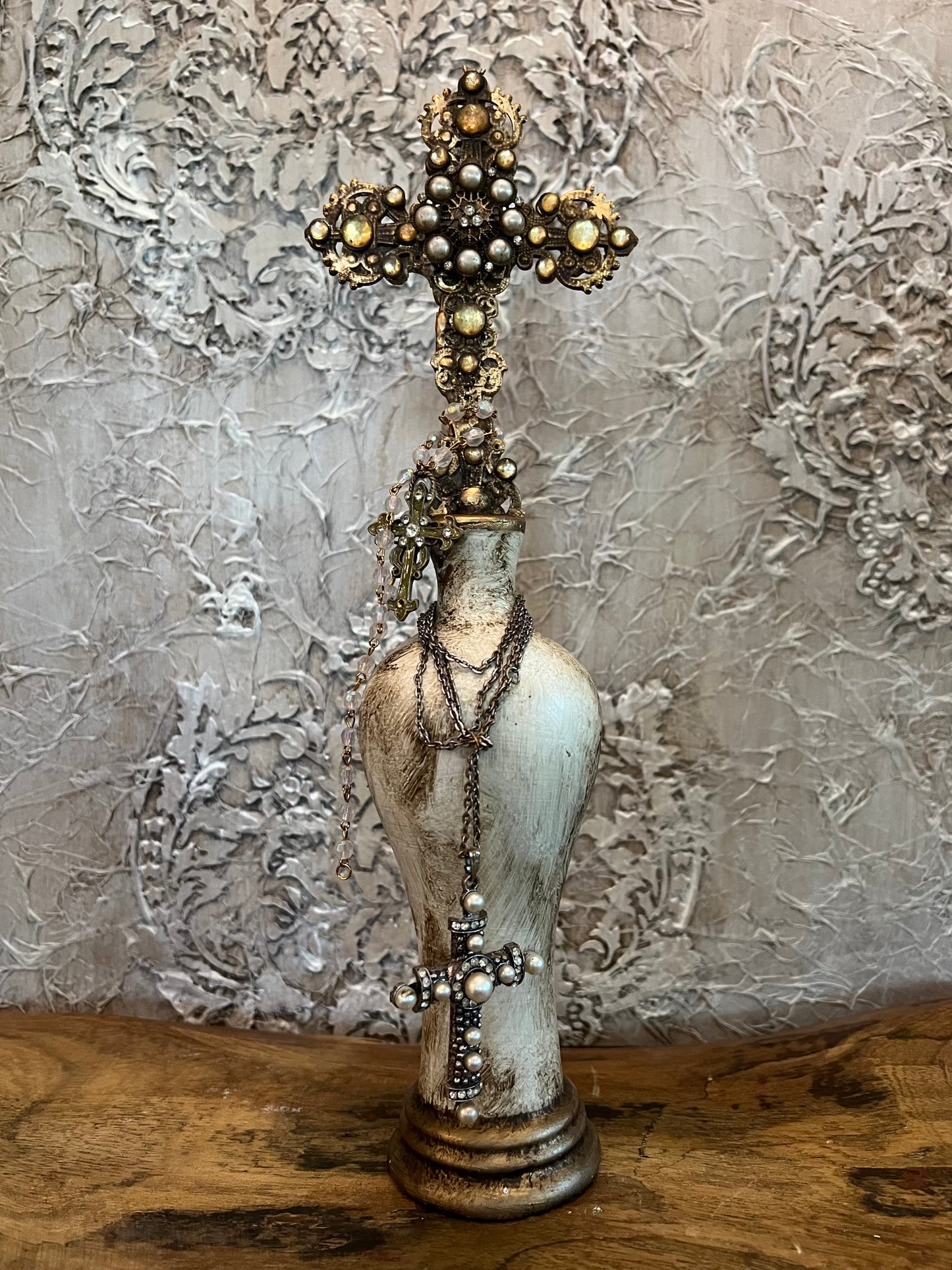 Aristelle Pearl Cross Bottle