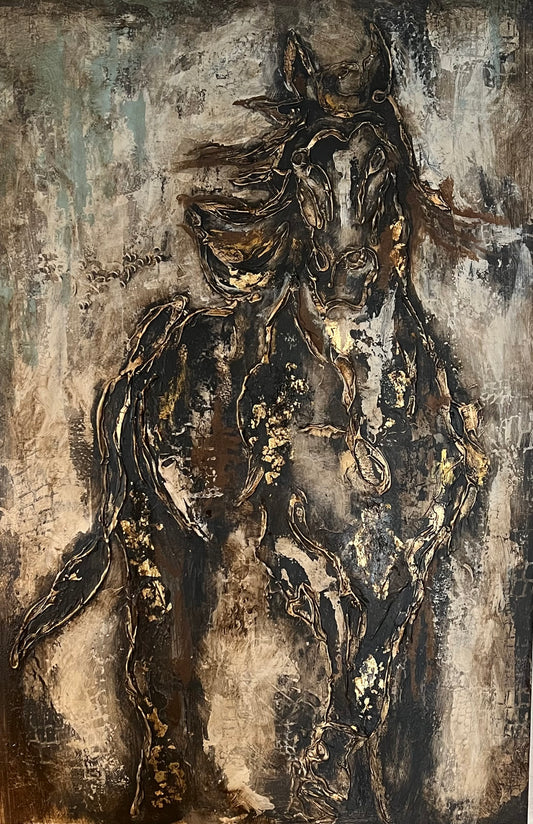 Textured Horse Artwork