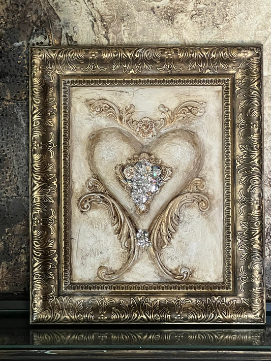The Versailles Relic Heart Framed Wall Art