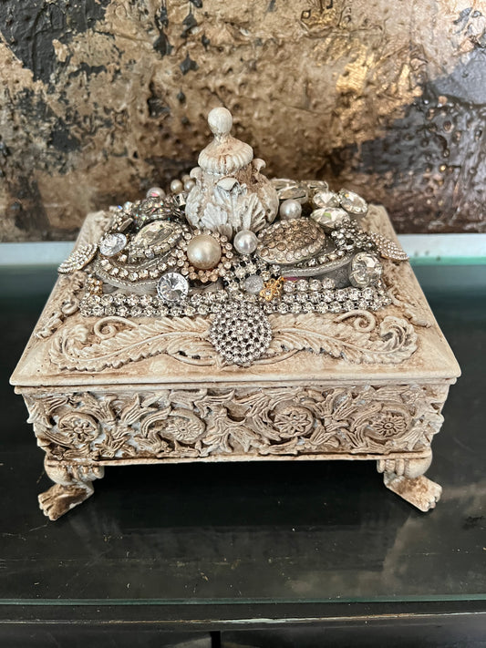 Jeweled Heirloom Keepsake Box
