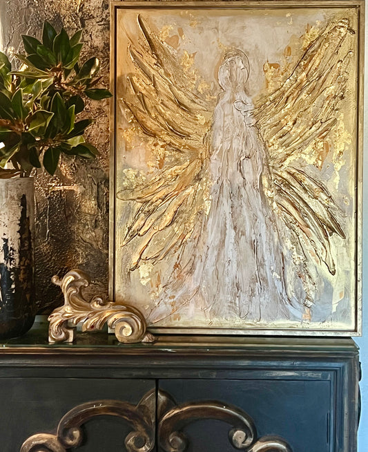 A Celestial Radiance Angel Relief