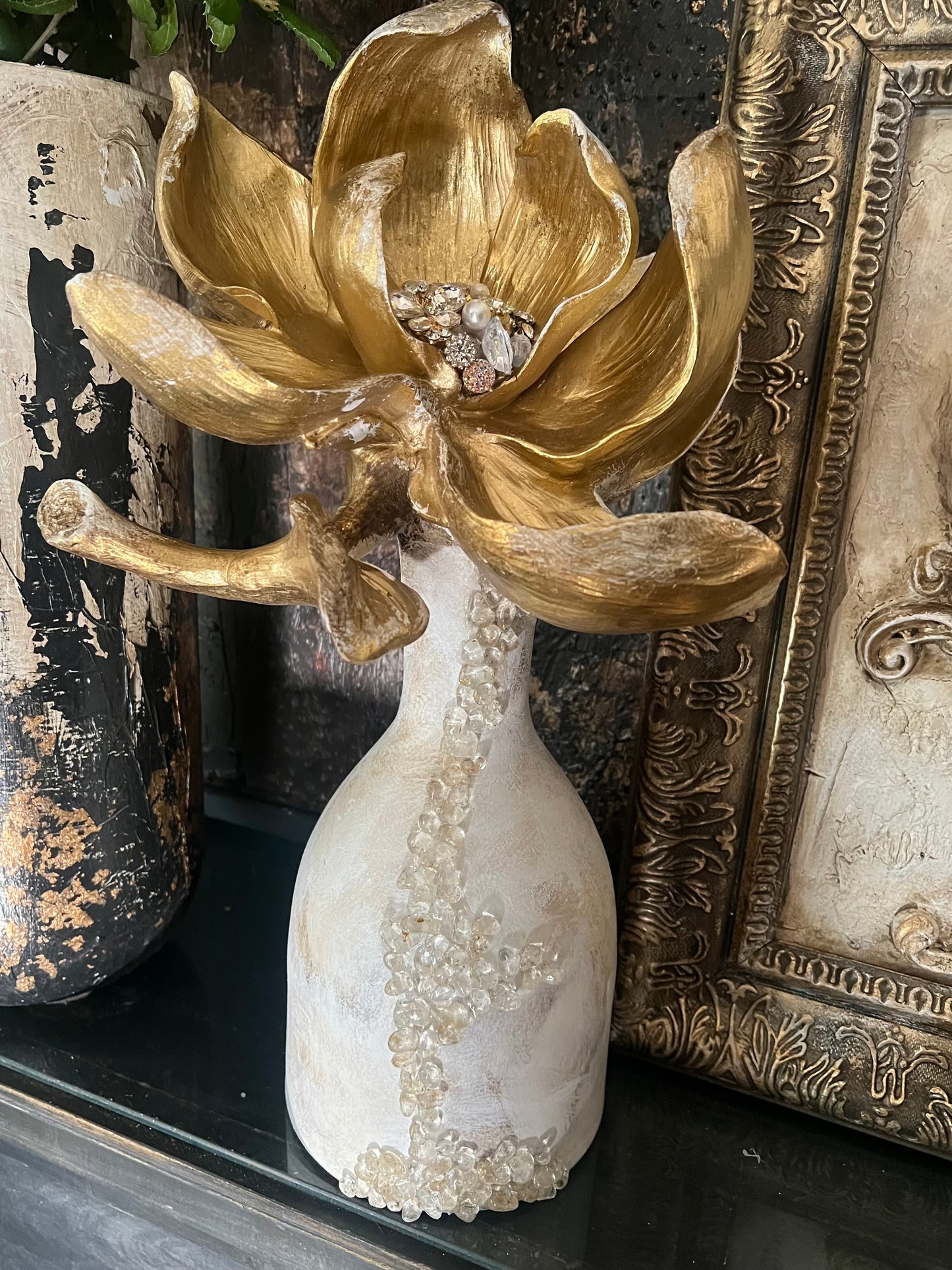 Golden Reverie Jeweled Magnolia