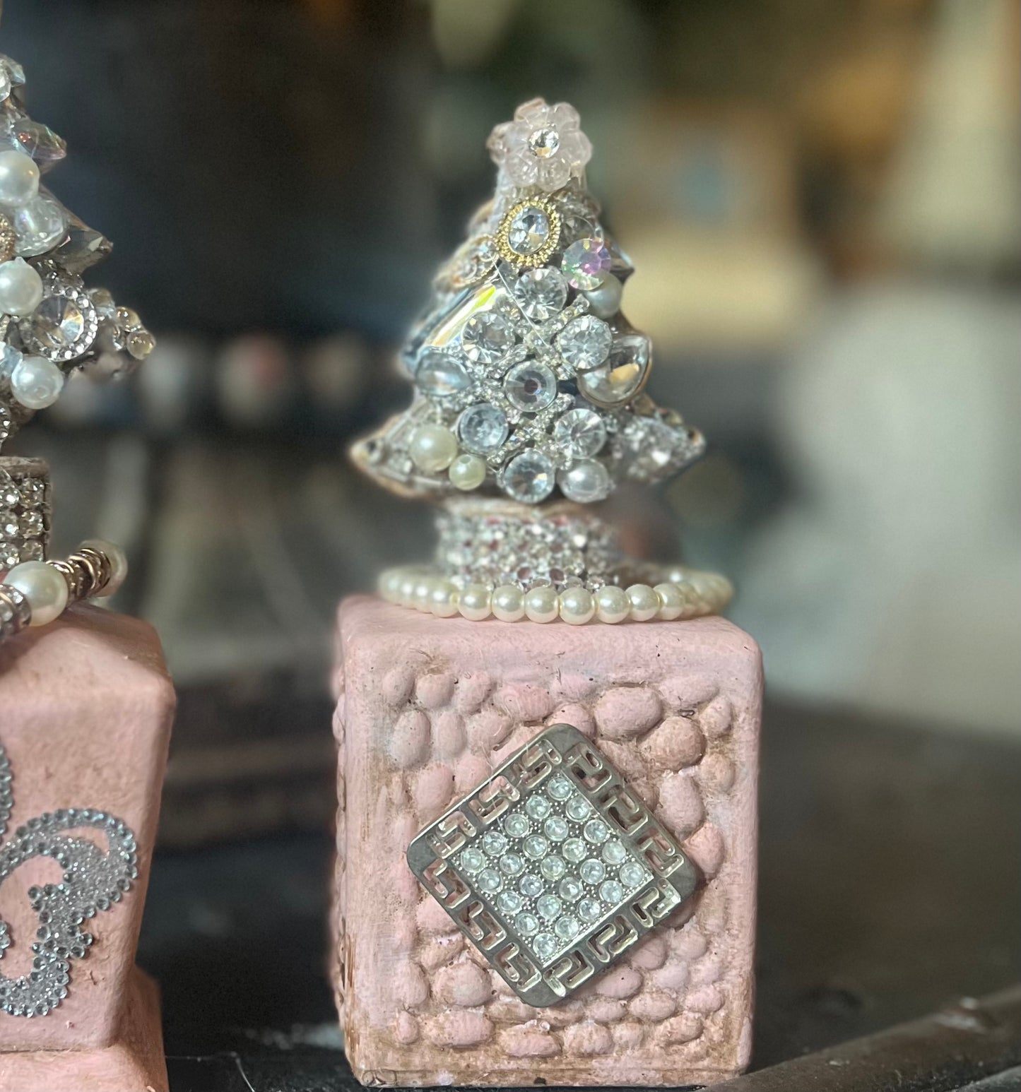 Petite Blush Holiday Trees