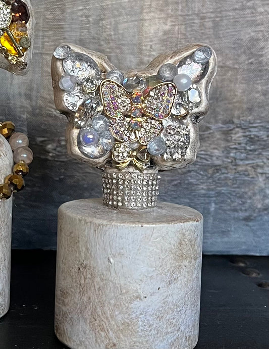 Jeweled Butterfly Bottles