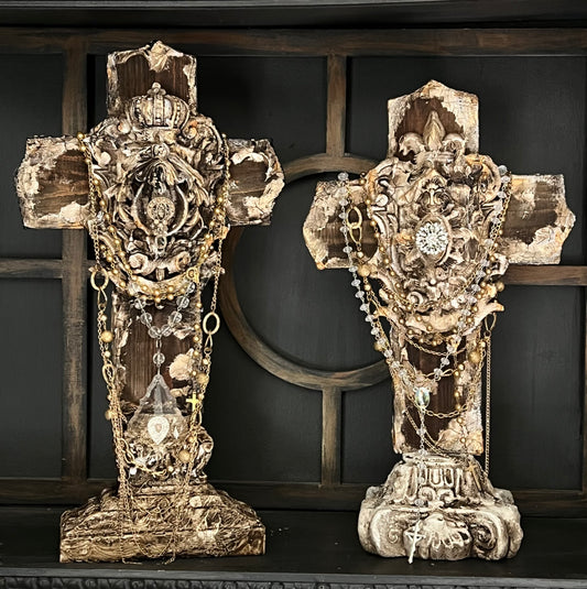 Crowned Sanctuary Reliquary Cross