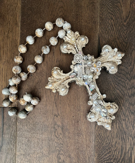 Opaline Heirloom Cross
