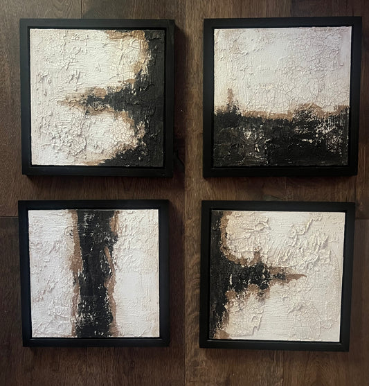 Textured Abstract Quartet