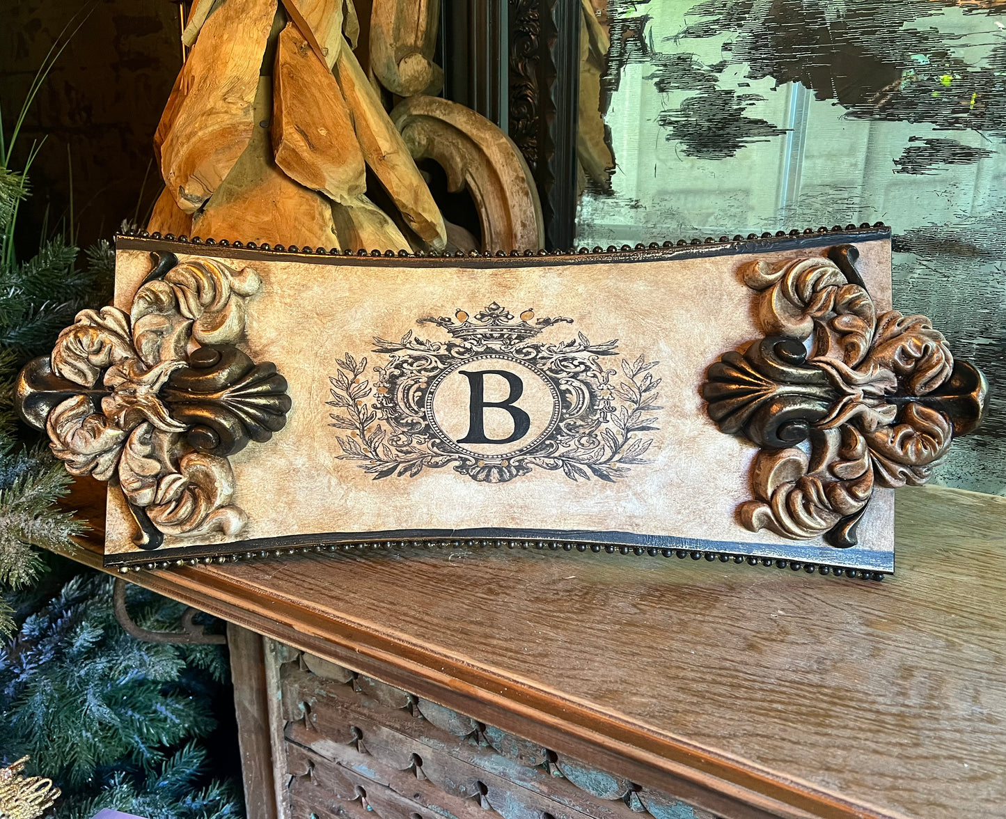 Custom Monogram Tray/ Sign