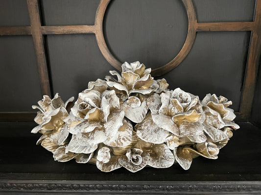 Vintage Ceramic Rose Arrangement