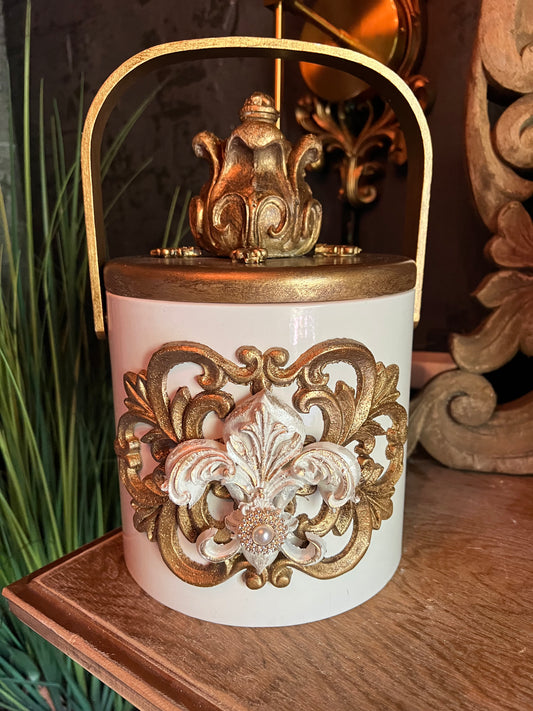 Imperial Pearl Fleur Ice Bucket