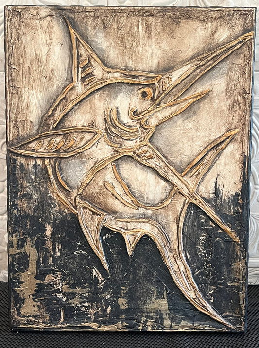 Handcrafted Swordfish Wall Art