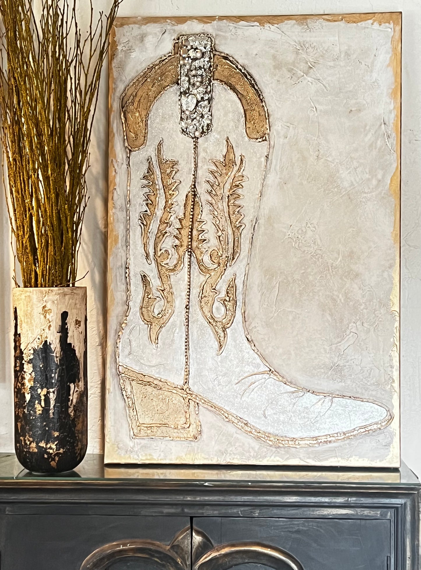 Rhinestone Rodeo Boot Portrait