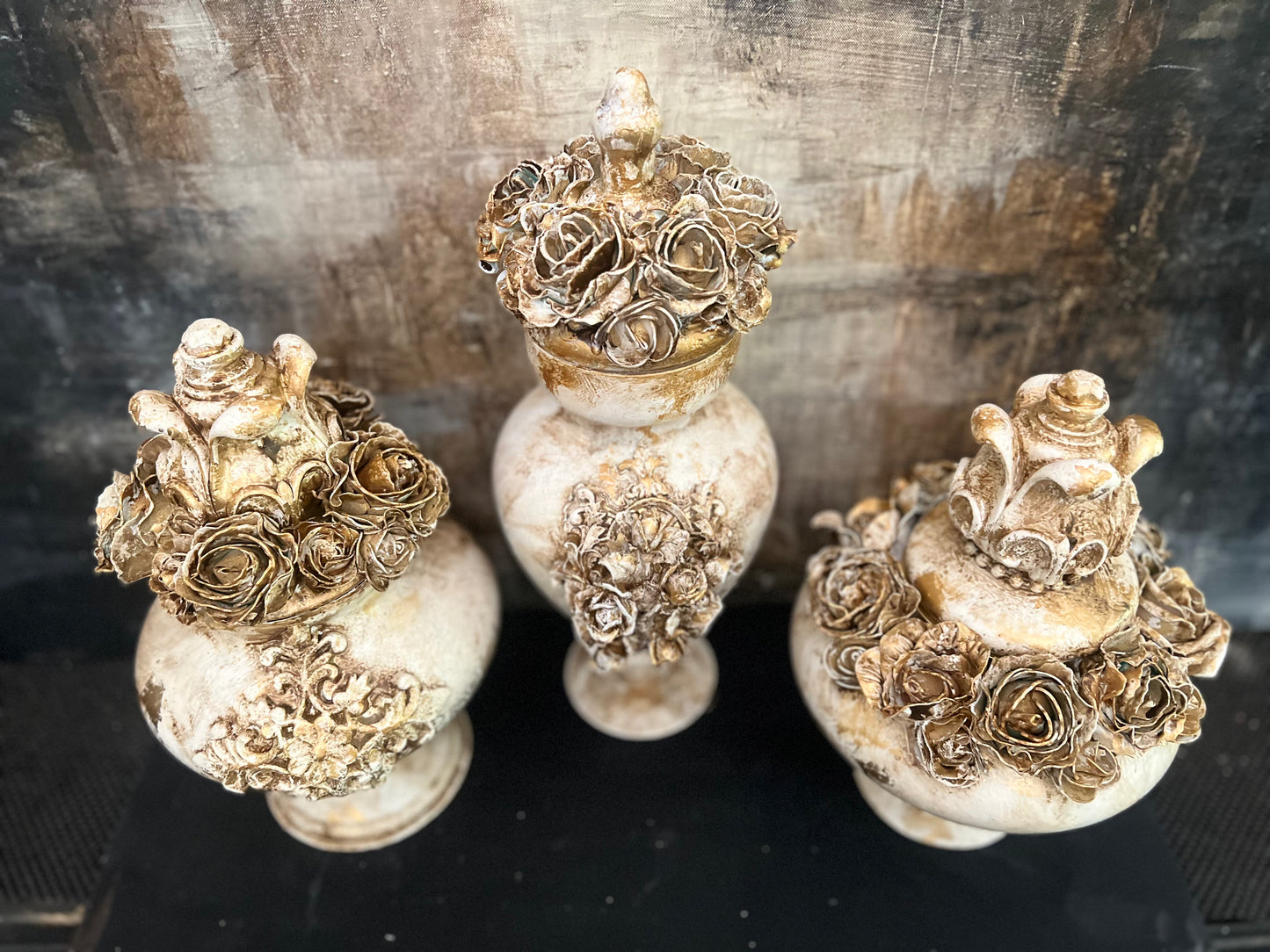 A Rose of Reverie Ornate Lidded Vessels