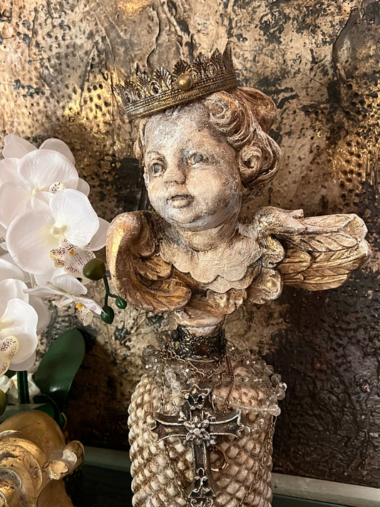 Angel with Ornate Crown