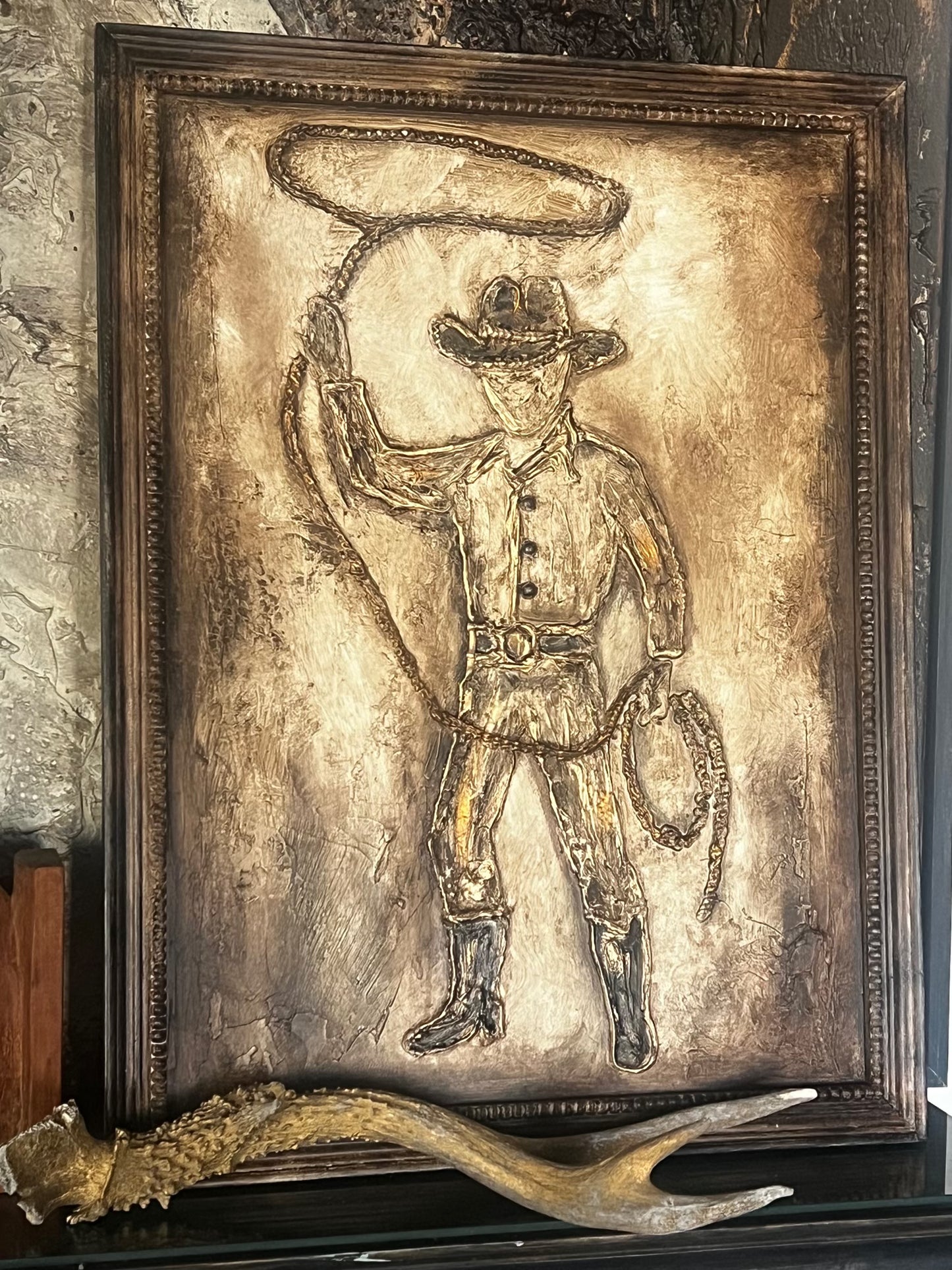 The Golden Lariat | Western Cowboy Wall Art