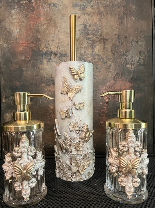 Gilded Wings Bathroom Set