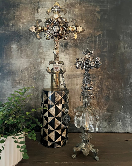 Vintage Jeweled Crosses
