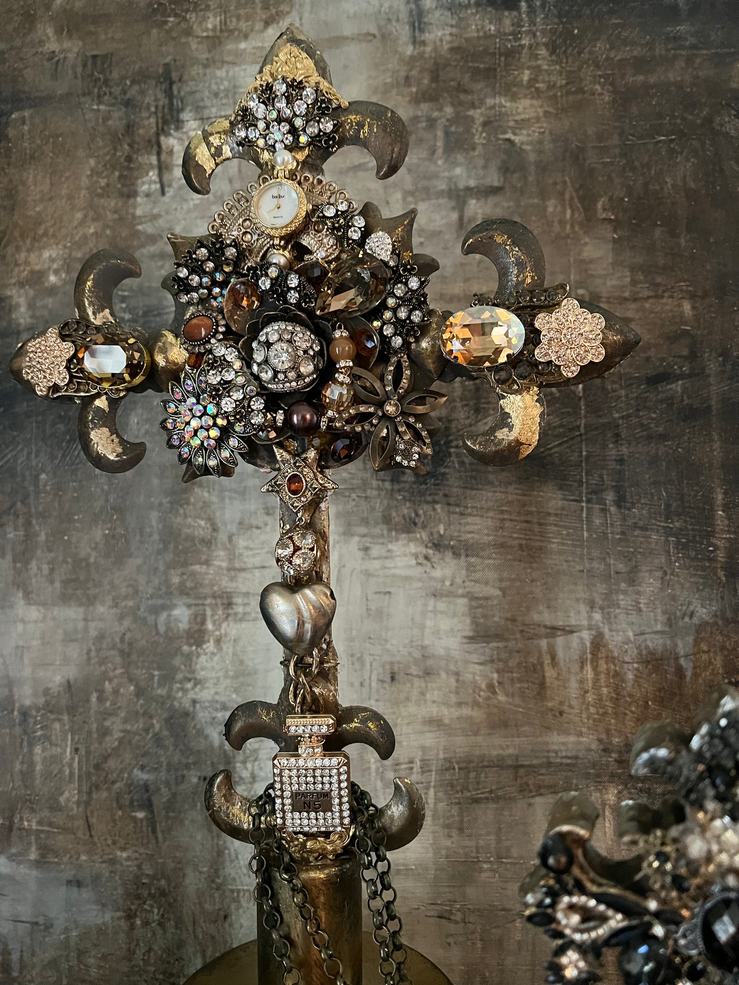 Vintage Jeweled Crosses